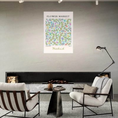 Flower Market Collection Framed Poster – Whimsical Floral & Berry Art Prints | Ready-to-Hang in Various Sizes - Vibrantwalls