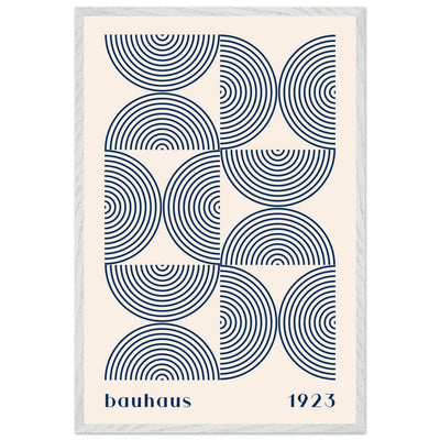 Bauhaus 1923 Navy & Beige - Vibrantwalls