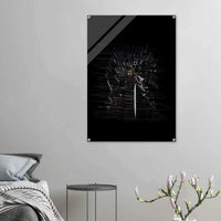 Abstract Warrior Throne Acrylic Print – Dynamic, Modern & Iconic Wall Art - Vibrantwalls