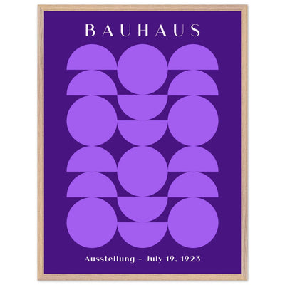 Bauhau 1923 Purple Geometric - Vibrantwalls