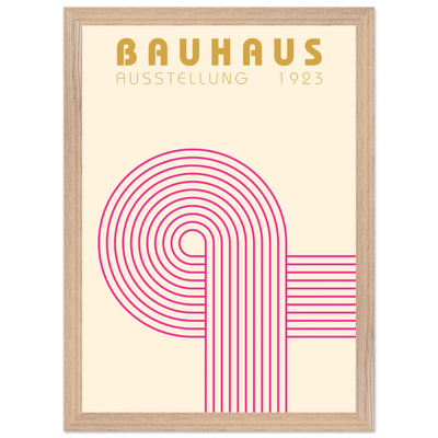 Bauhaus Pink Pop Decor for Modern Home Aesthetics - Vibrantwalls