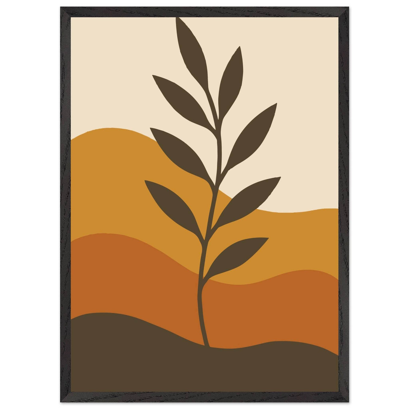 Minimalist Desert Bloom - Vibrantwalls