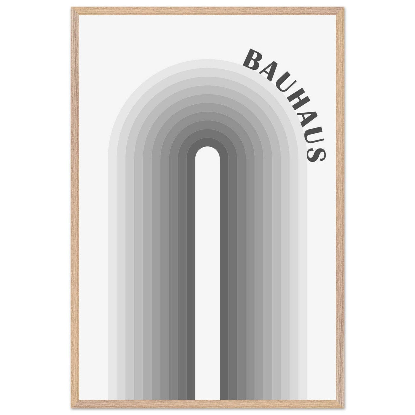 Bauhaus-Style Gradient Arch - Vibrantwalls