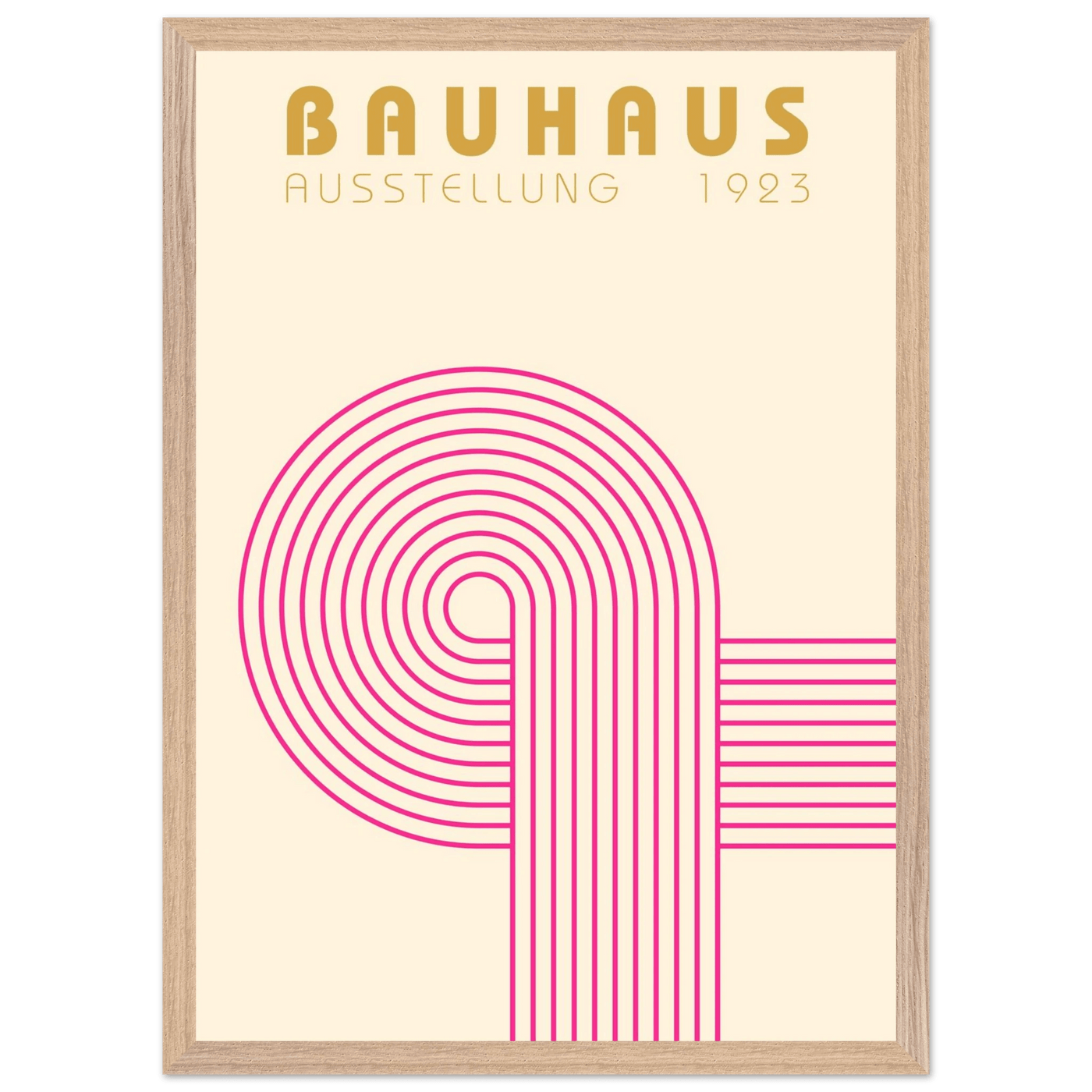 Bauhaus Pink Pop Decor for Modern Home Aesthetics - Vibrantwalls
