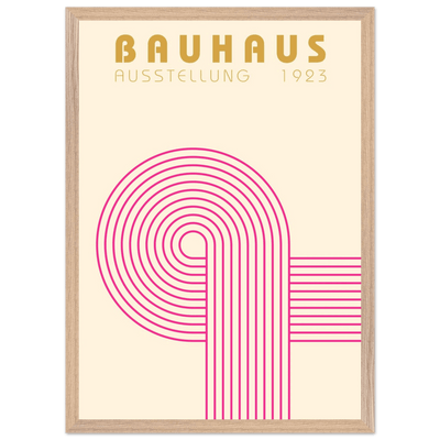 Bauhaus Pink Pop Decor for Modern Home Aesthetics - Vibrantwalls