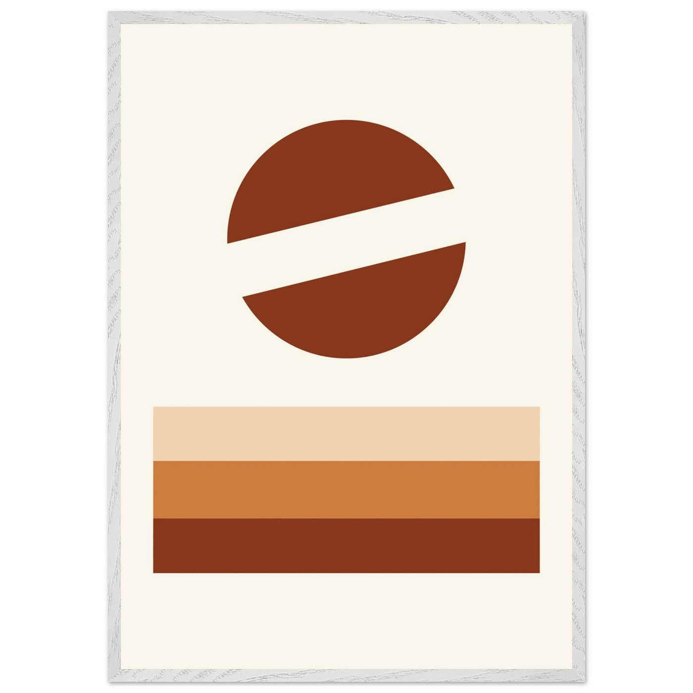 Abstract Desert Landscape Earthy Tones - Vibrantwalls