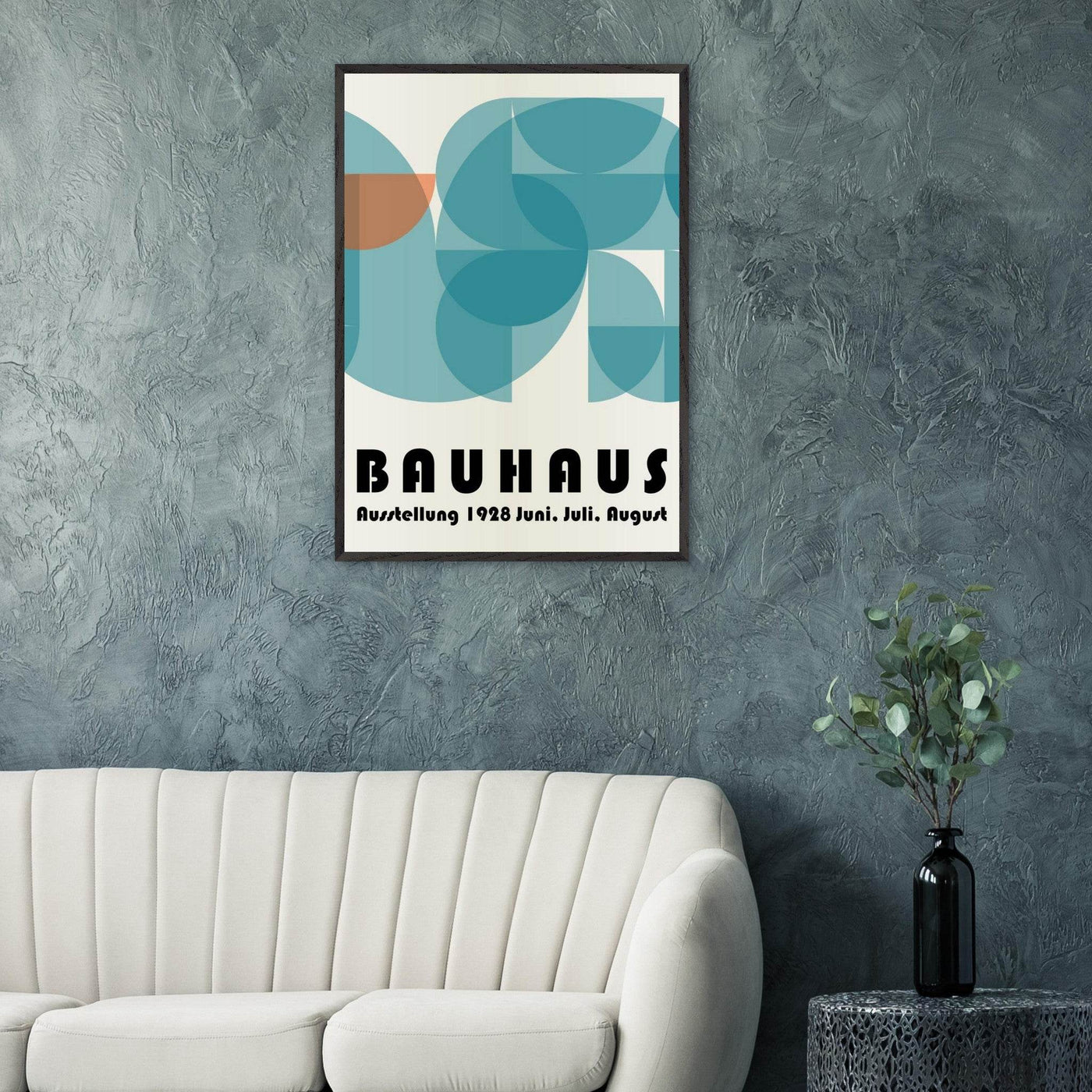 Bauhaus-Style The Blue Tunnel - Vibrantwalls