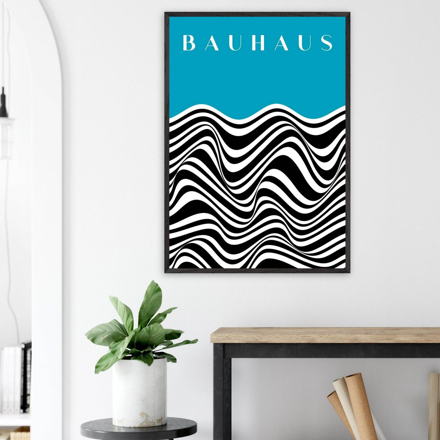 Bauhaus Optical Illusion - Vibrantwalls