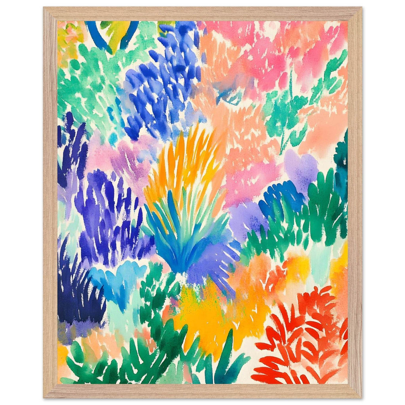 Matisse-Abstract Floral - Vibrantwalls