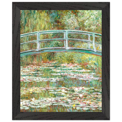 Bridge Over a Pond Art Print - Water Lilies Decorative Artwork for Your Space - Vibrantwalls