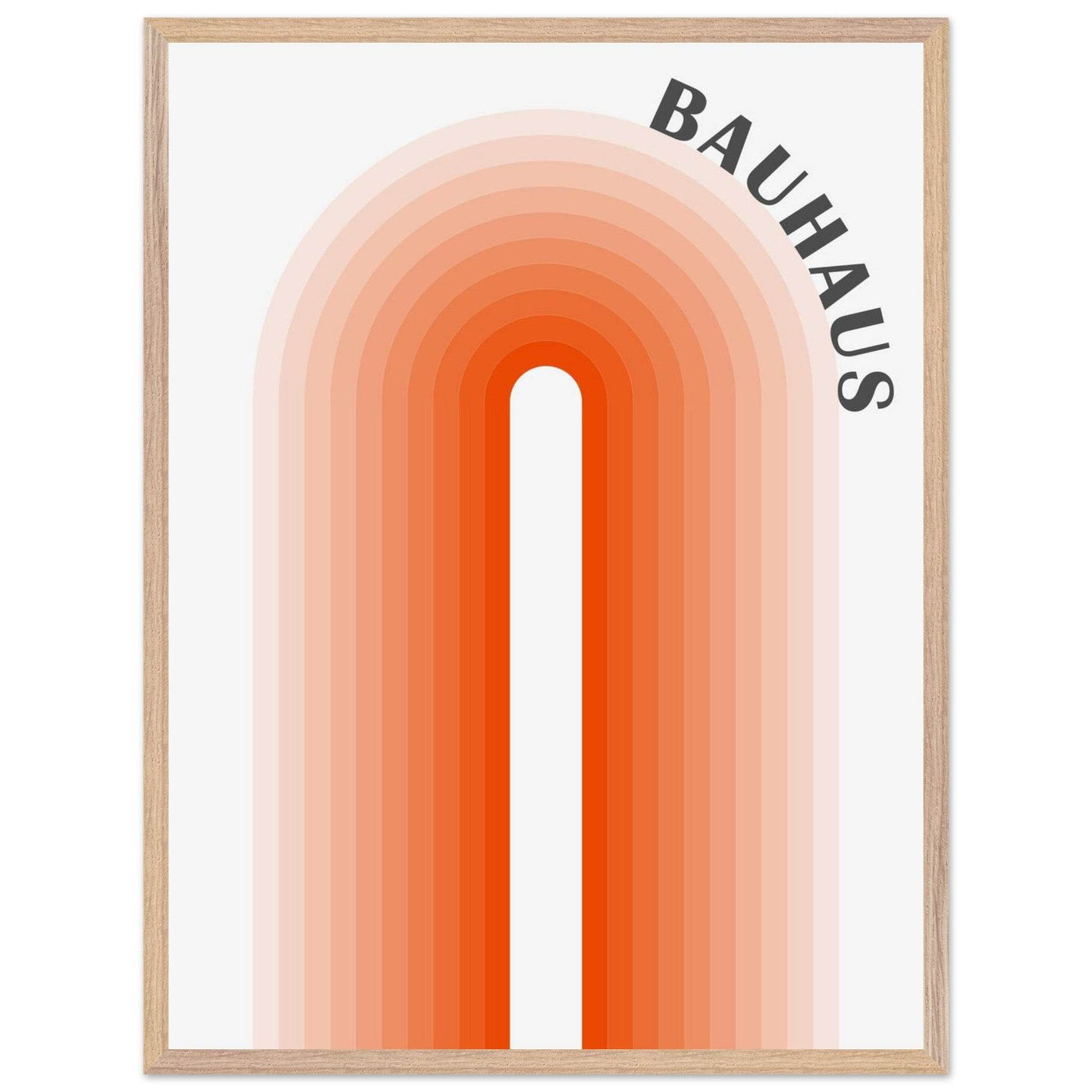 Bauhaus-Style Gradient Arch - Vibrantwalls