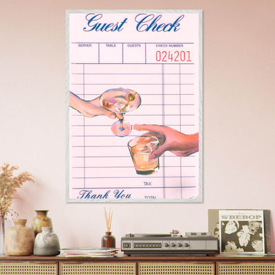 Guest Check Cheers - Vibrantwalls