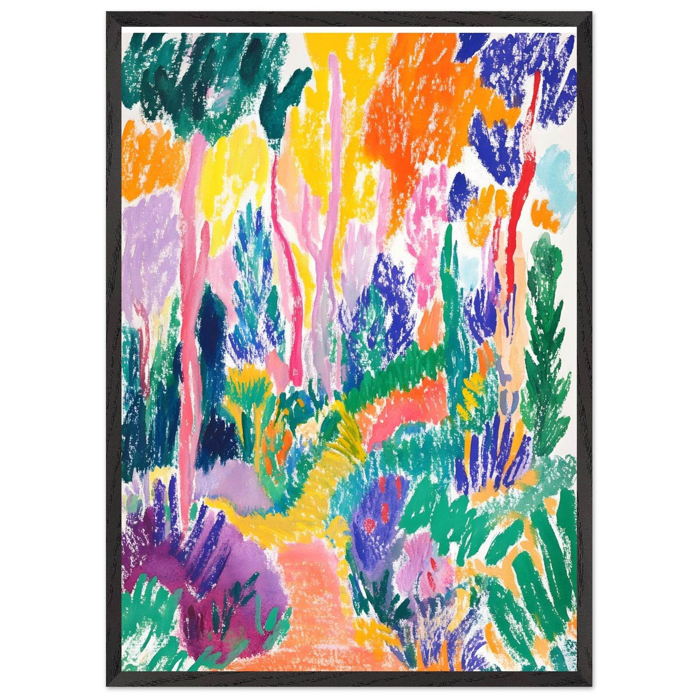 Vibrant Abstract Forest Henri Matisse - Vibrantwalls