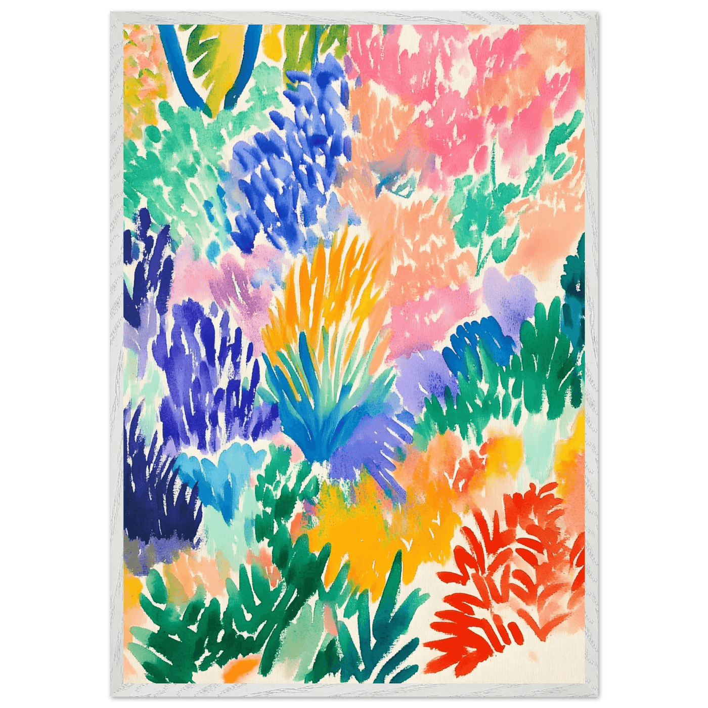 Matisse-Abstract Floral - Vibrantwalls