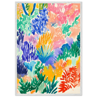 Matisse-Abstract Floral - Vibrantwalls
