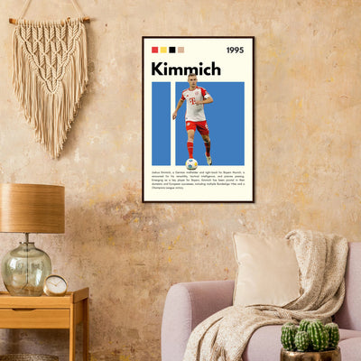 Joshua Kimmich Bayern Munich Framed Football Poster Vibrantwalls