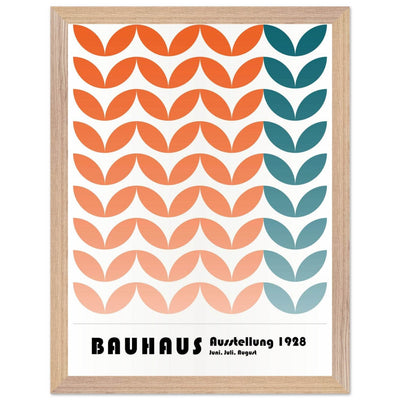 Bauhaus-Style The Blue Waves - Vibrantwalls