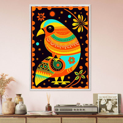 Vibrant Tribal Bird Art - Vibrantwalls