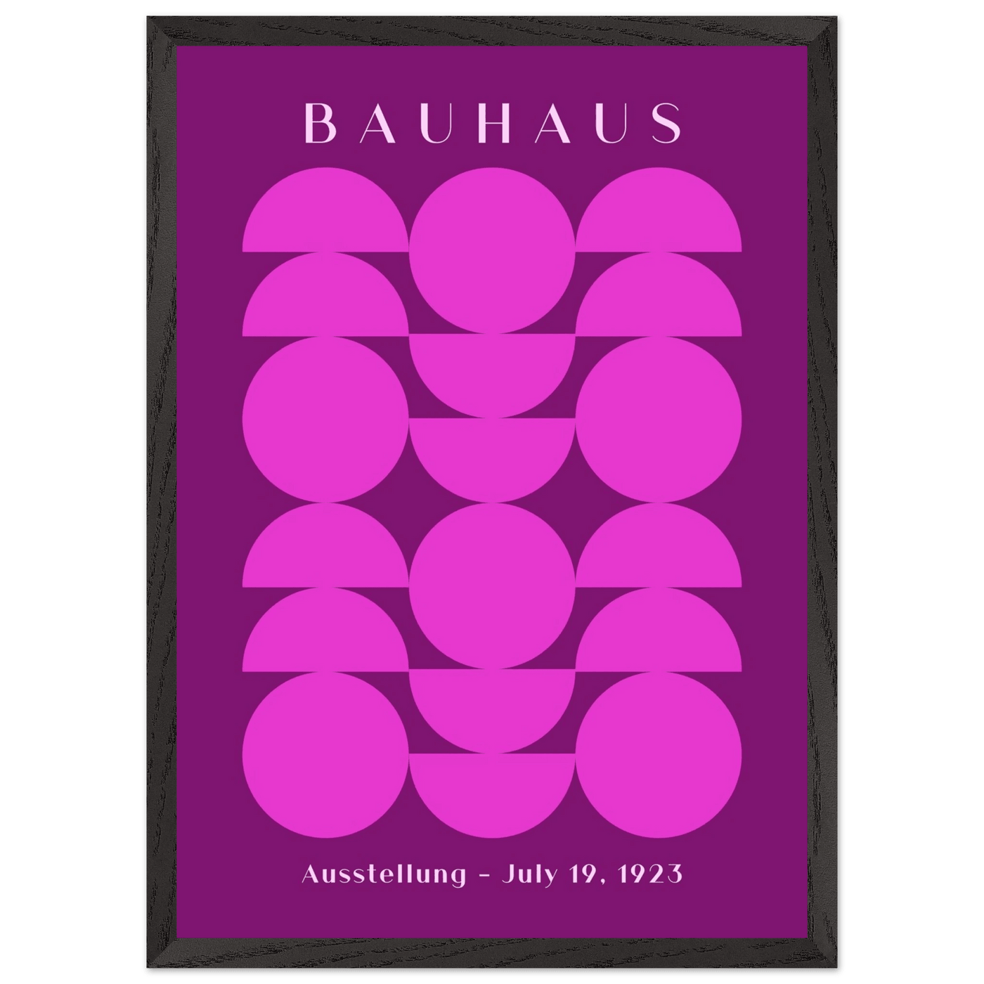 Bauhaus Pink & Purple Abstract - Vibrantwalls