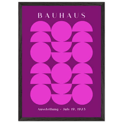 Bauhaus Pink & Purple Abstract - Vibrantwalls