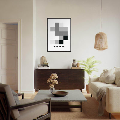 Bauhaus-Style Abstract Geometric - Vibrantwalls