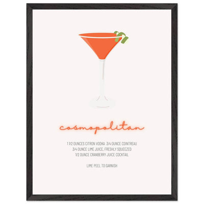 Cosmopolitan Cocktail Recipe Pink Vodka Cranberry Drink - Refreshing Cocktail Delight - Vibrantwalls