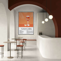 Sangria Cocktail Recipe Summer Wall Art - Vibrantwalls