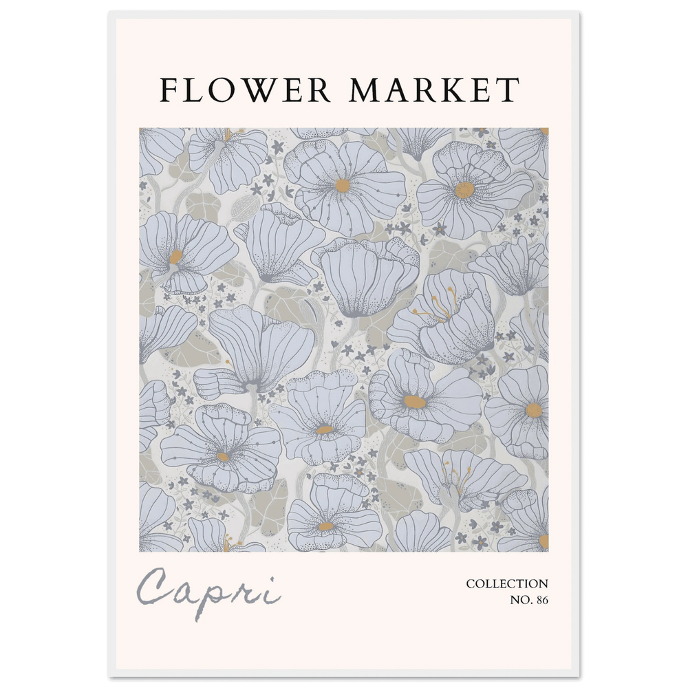 Capri Flower Market Wall Art - Vibrantwalls
