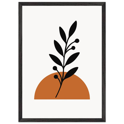 Minimalist Botanical Sunset - Vibrantwalls