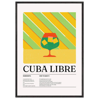 Cuba Libre Cocktail Recipe - Vibrantwalls