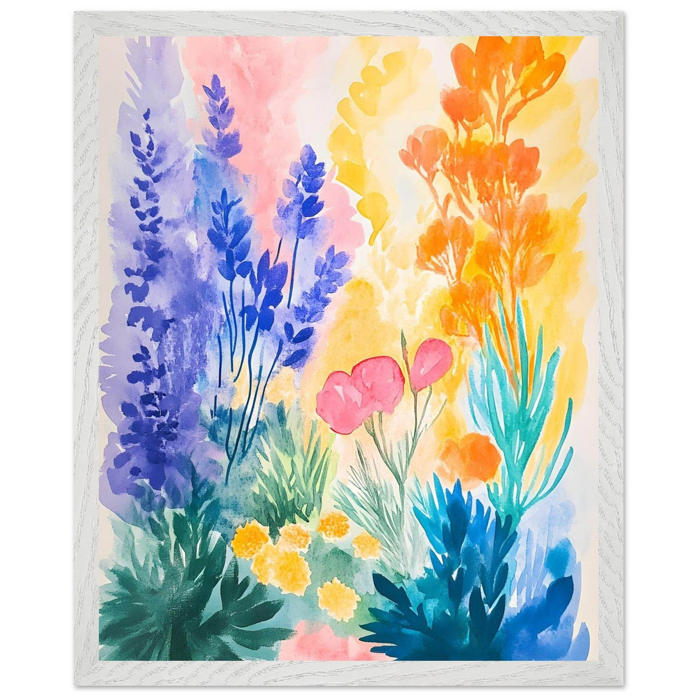 Abstract Floral Garden Matisse - Vibrantwalls
