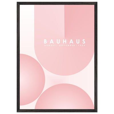 Bauhaus Soft Pink Geometric Design for Contemporary Spaces - Vibrantwalls