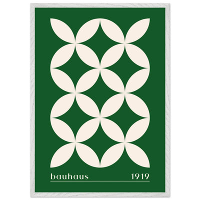 Bauhaus 1919 Green & Beige - Vibrantwalls