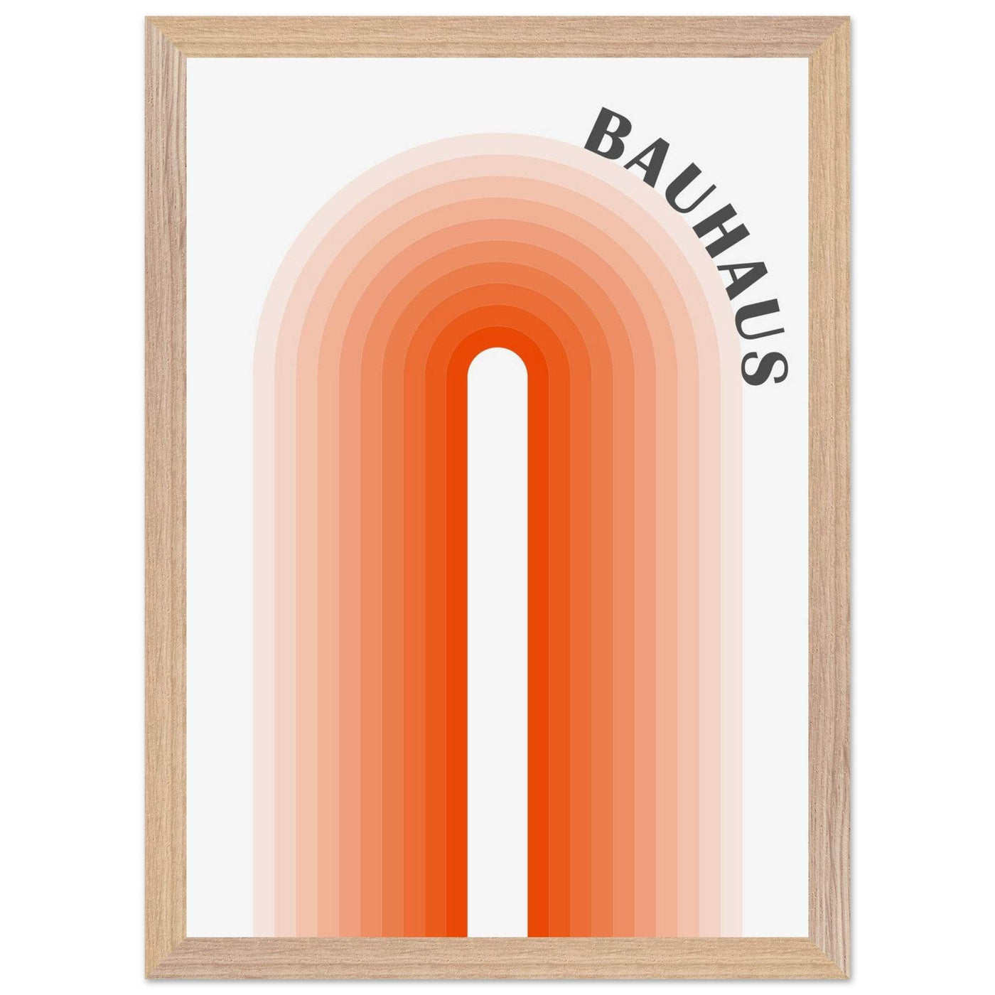 Bauhaus-Style Gradient Arch - Vibrantwalls