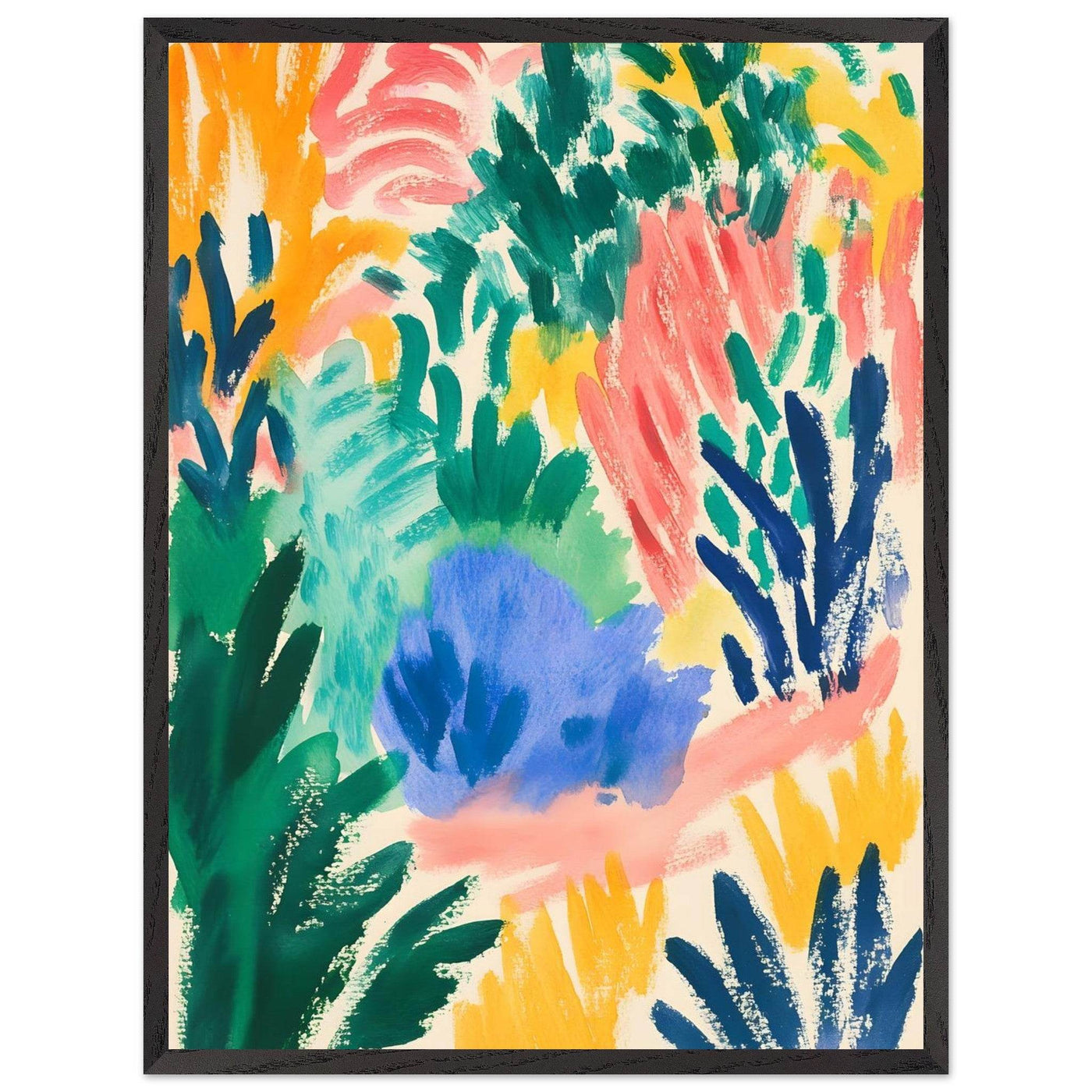 Abstract Floral Delight - Vibrantwalls