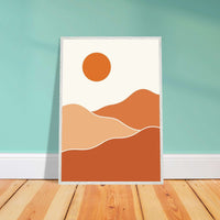 Abstract Desert Sunset - Vibrantwalls