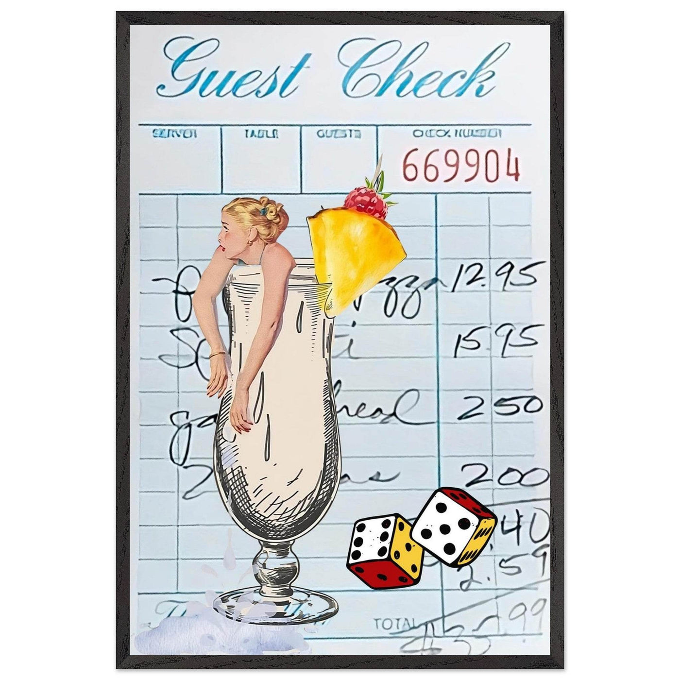 Retro Bar & Cocktail Chic: Gin & Tonic - Vibrantwalls