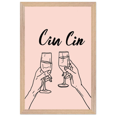 Cin Cin Toast Art Print - Vibrantwalls