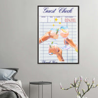 Gin Tonic Cheers Cocktail Wall Art - Vibrantwalls