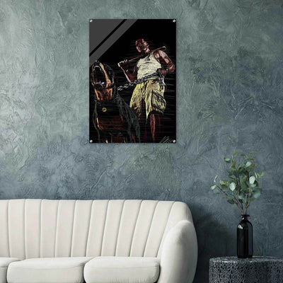 Connor McGregor & Rottweiler Sketch Acrylic Print – Dynamic, Modern, Conversation-Starting Wall Art - Vibrantwalls