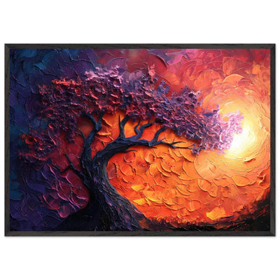 Sunset Hues Vibrant Tree of Life - Vibrantwalls