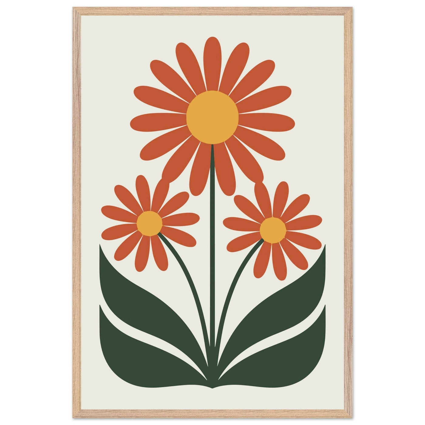Abstract Floral Delight - Vibrantwalls