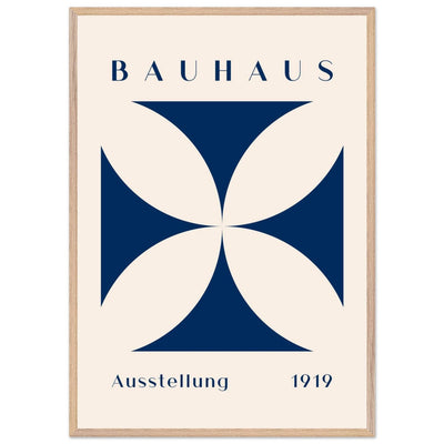 Bauhaus Exhibition 1919 - Navy Cream - Vibrantwalls