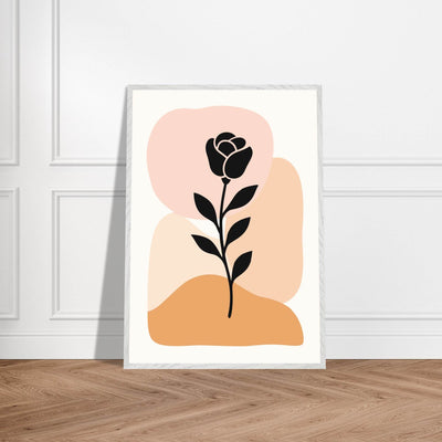 Abstract Floral Silhouette - Vibrantwalls