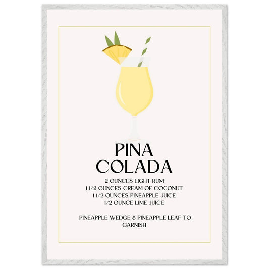 Pina Colada Cocktail Recipe - Vibrantwalls
