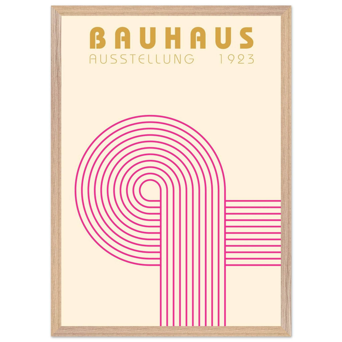 Bauhaus Pink Pop Decor for Modern Home Aesthetics - Vibrantwalls
