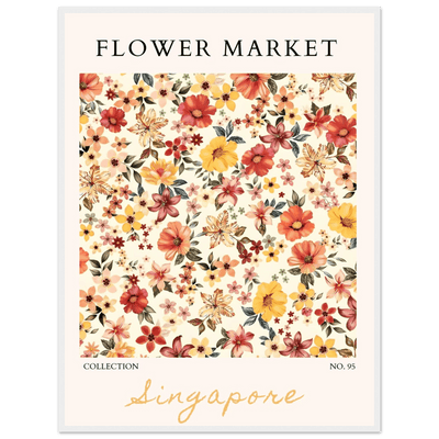 Flower Market Collection Framed Posters – Vibrant Floral Art Prints | Ready-to-Hang in Your Choice of Frame - Vibrantwalls