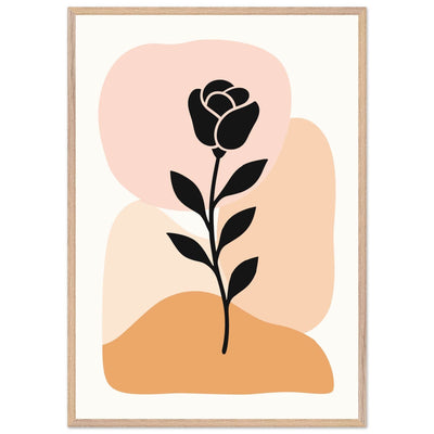 Abstract Floral Silhouette - Vibrantwalls