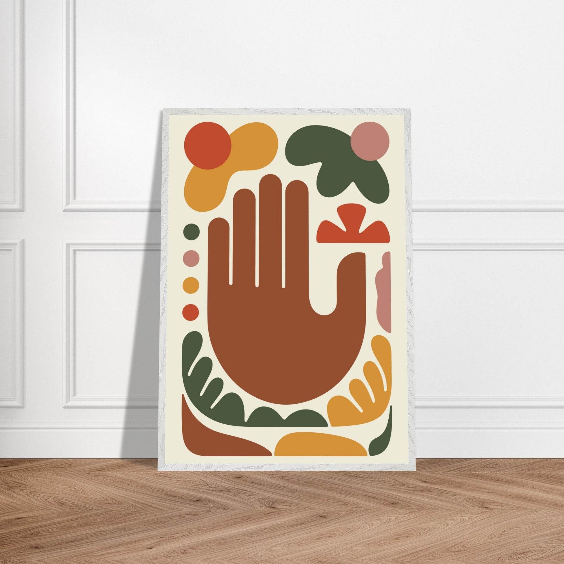 Desert Hues Hand Abstract Artistic Wall Art - Vibrantwalls