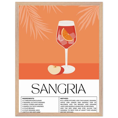 Sangria Cocktail Recipe - Vibrantwalls
